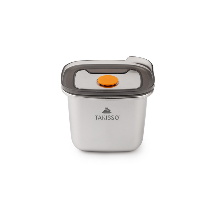 TAKISSO Premium Thermal Lock Stainless Steel Lunch Box Set of 1 (550ml)