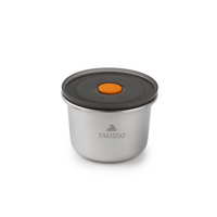 TAKISSO Premium Thermal Lock Stainless Steel Lunch Box Set of 1 (440ml)