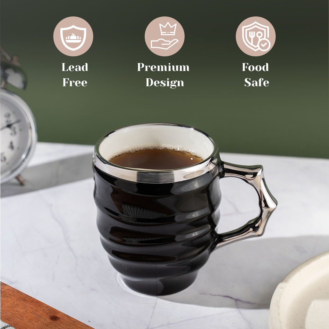 TAKISSO Aesthetic Studio Ceramic Tea-Coffee Mug (350ml)