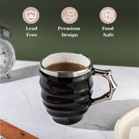 TAKISSO Aesthetic Studio Ceramic Tea-Coffee Mug (350ml)