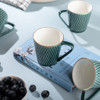 TAKISSO Ceramic Tea-Coffee Mug Set of 6 (180ml)