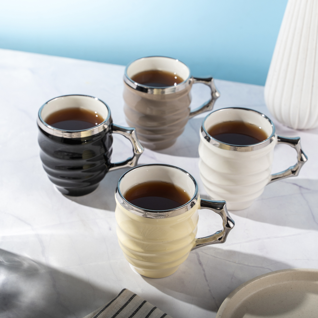 TAKISSO Aesthetic Studio Ceramic Tea-Coffee Mug (350ml)