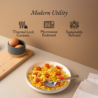 TAKISSO Round Ceramic Plates with Mandala Art Set of 6