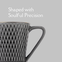 TAKISSO Ceramic Tea-Coffee Mug Set of 6 (180ml)