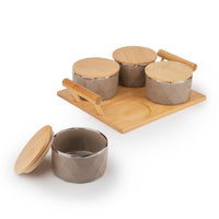 TAKISSO Airtight Dry Fruit Container Tray Set of 4 (300ml)