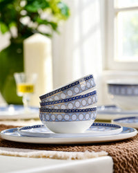 TAKISSO Blue Sapphire Dinner Set