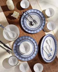 TAKISSO Blue Sapphire Dinner Set