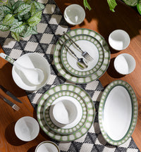 TAKISSO Green Sapphire Dinner Set