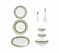 TAKISSO Green Sapphire Dinner Set