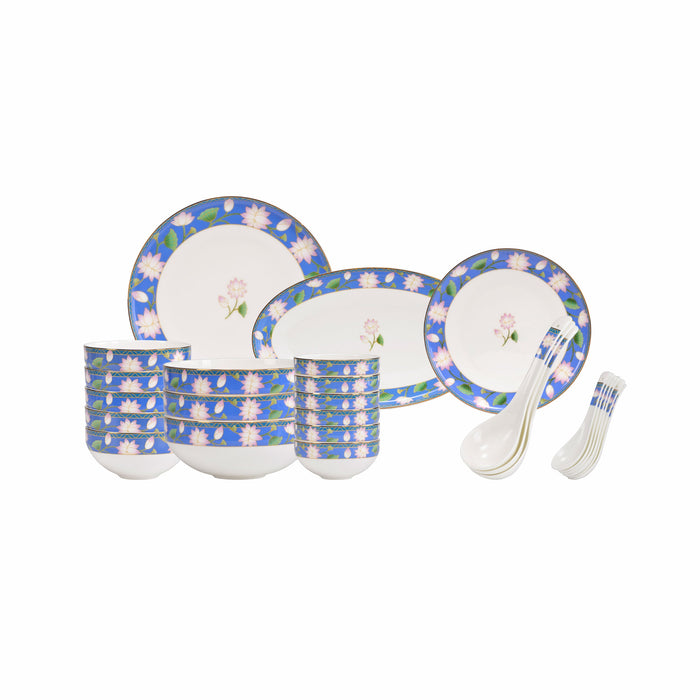 TAKISSO Indigo Bloom Dinner Set