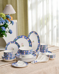 TAKISSO Indigo Bloom Dinner Set