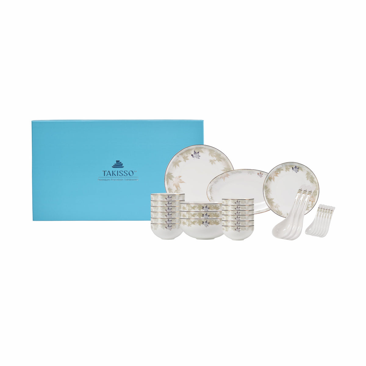 TAKISSO Golden Whisper Dinner Set