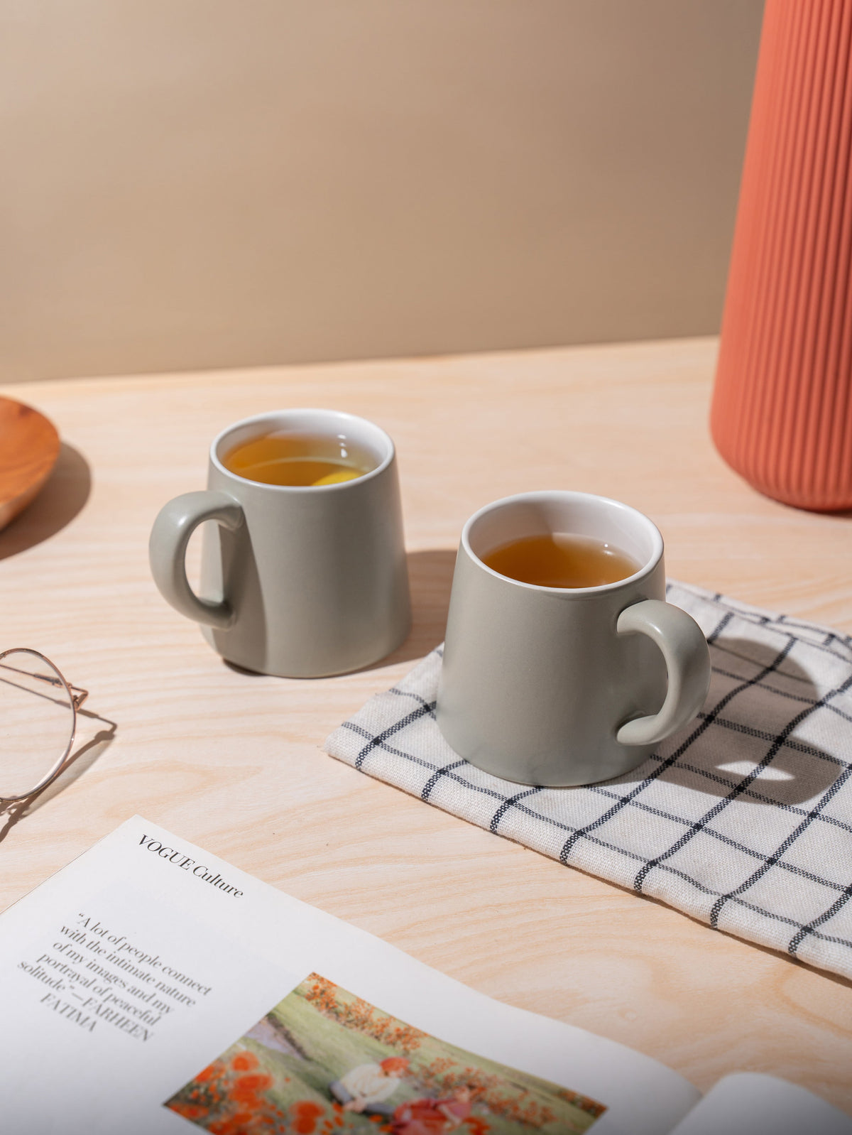 TAKISSO Porcelain Cup Set of 6