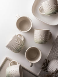 TAKISSO Porcelain Cup Set of 6