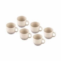 TAKISSO Porcelain Cup Set of 6
