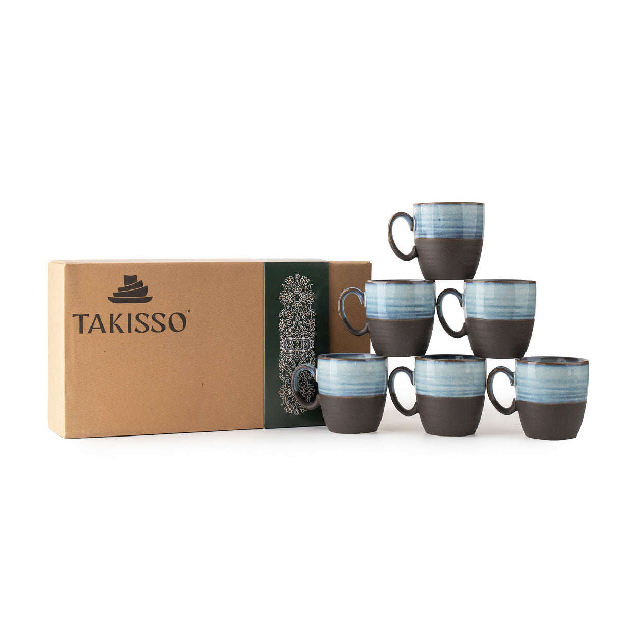 TAKISSO Porcelain Cup Set of 6
