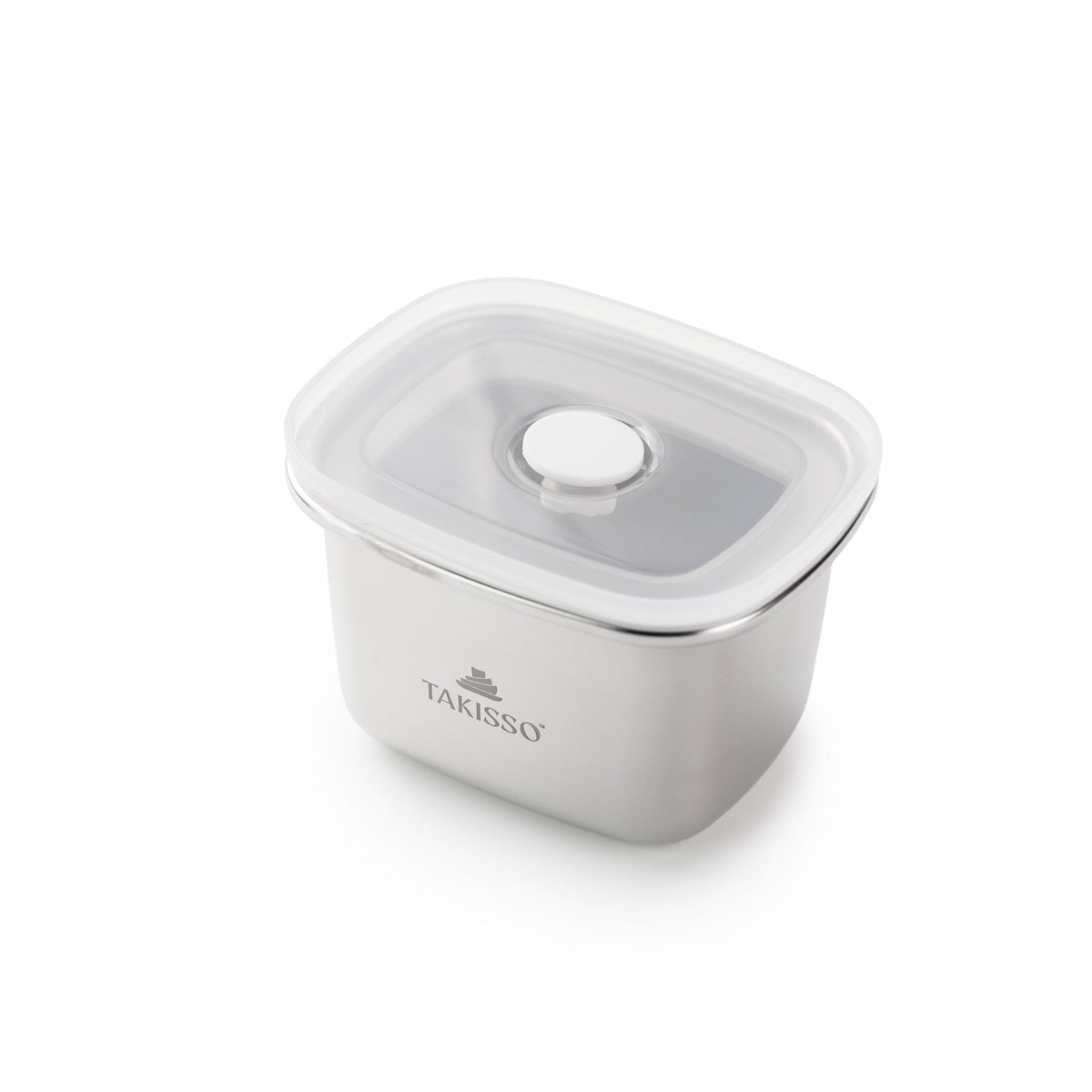 TAKISSO Rectangle - 450ml Microwave Safe Container (With Push-Pull Airtight Mechanism)