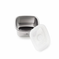 TAKISSO Rectangle - 450ml Microwave Safe Container (With Push-Pull Airtight Mechanism)