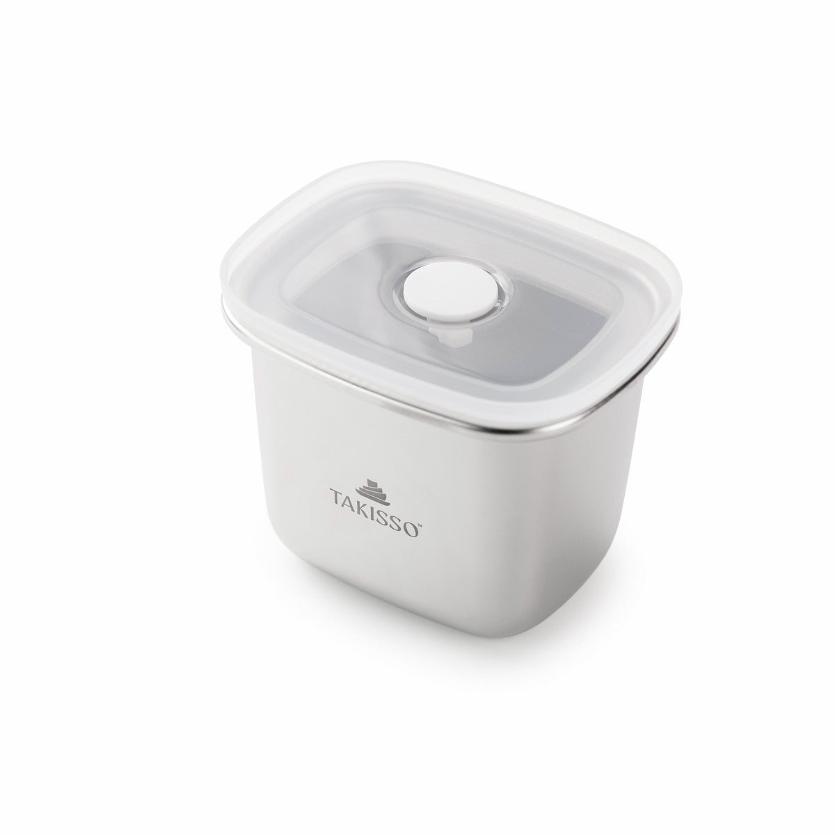 TAKISSO Rectangle - Tall - 550ml Microwave Safe Container (With Push-Pull Airtight Mechanism)