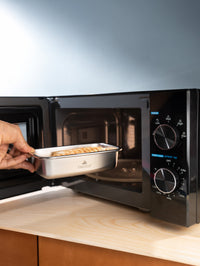 TAKISSO Rectangle - Flat - 600ml Microwave Safe Container (With Push-Pull Airtight Mechanism)