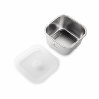 TAKISSO Square - 800ml Microwave Safe Container (With Push-Pull Airtight Mechanism)