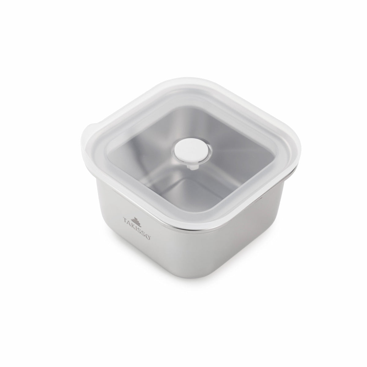 TAKISSO Square - 800ml Microwave Safe Container (With Push-Pull Airtight Mechanism)