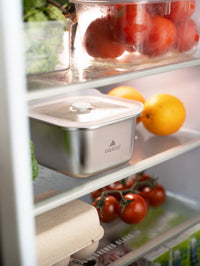 TAKISSO Square - 800ml Microwave Safe Container (With Push-Pull Airtight Mechanism)