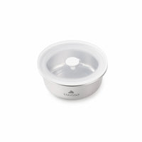 TAKISSO Round - Flat - 450ml Microwave Safe Container (With Push-Pull Airtight Mechanism)