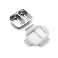 TAKISSO 2-Partition - 1000ml - Microwave Safe Container / Tiffin / Lunch Box