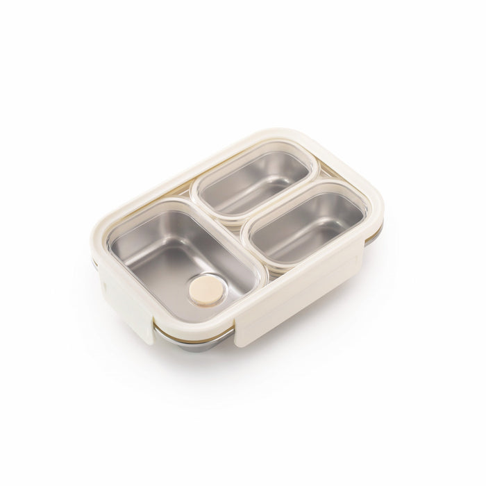 TAKISSO 3-Partition - 800ml - Microwave Safe Container / Tiffin / Lunch Box