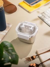 TAKISSO Rectangle - 450ml Microwave Safe Container With Handle