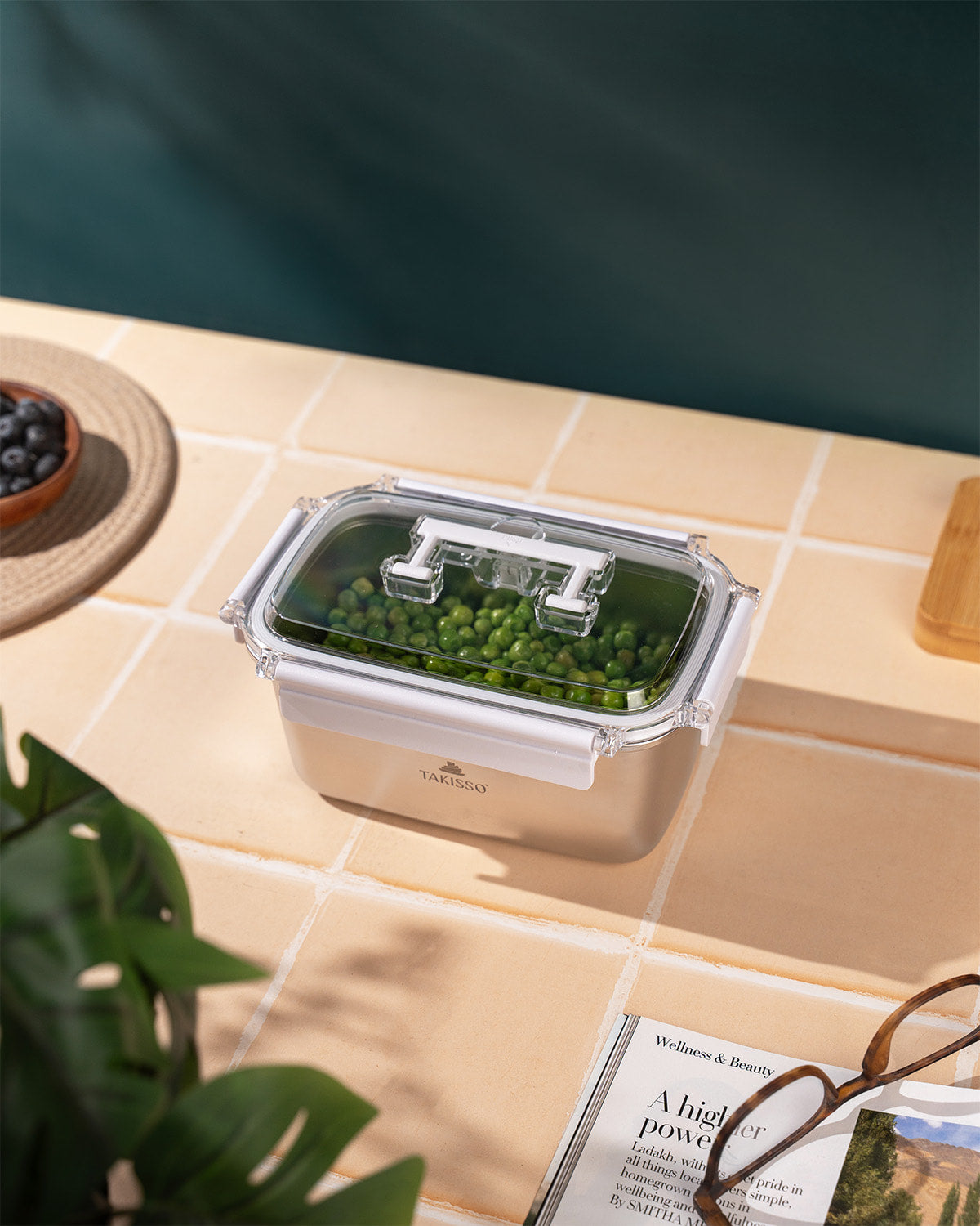 TAKISSO Rectangle - Big - 1300ml Microwave Safe Container With Handle