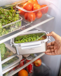 TAKISSO Rectangle - Big - 1000ml Microwave Safe Container With Transparent Lid
