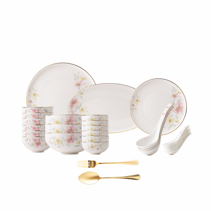 TAKISSO Porcelain Dinner Set of 49