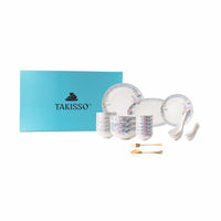 TAKISSO Porcelain Dinner Set of 49