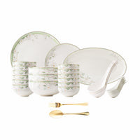 TAKISSO Porcelain Dinner Set of 49