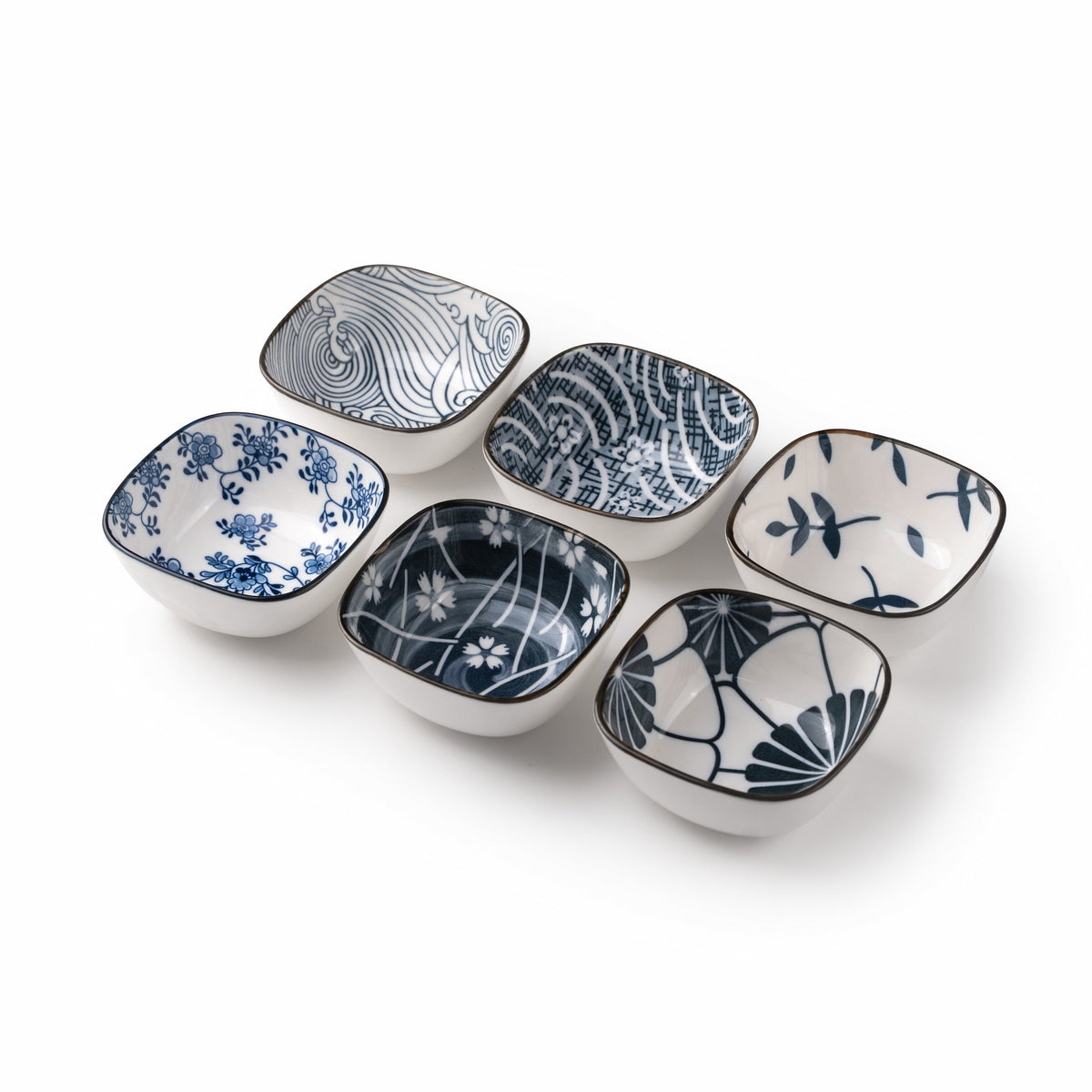 TAKISSO Porcelain Bowl Set of 6