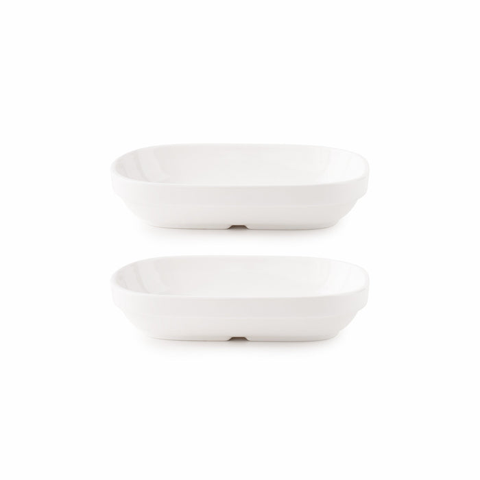 TAKISSO Porcelain Rectangular Bowl Set of 2