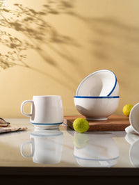 TAKISSO Porcelain Breakfast Set of 4
