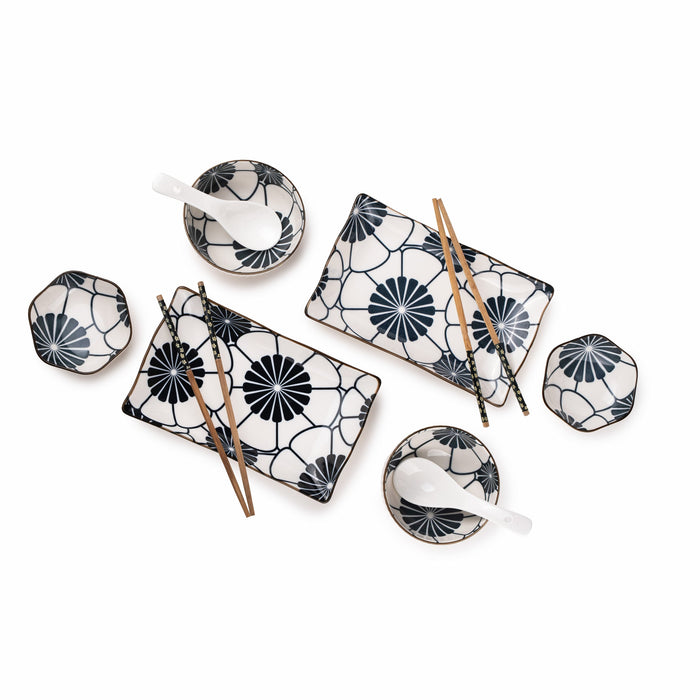 TAKISSO Porcelain Sushi Set of 10