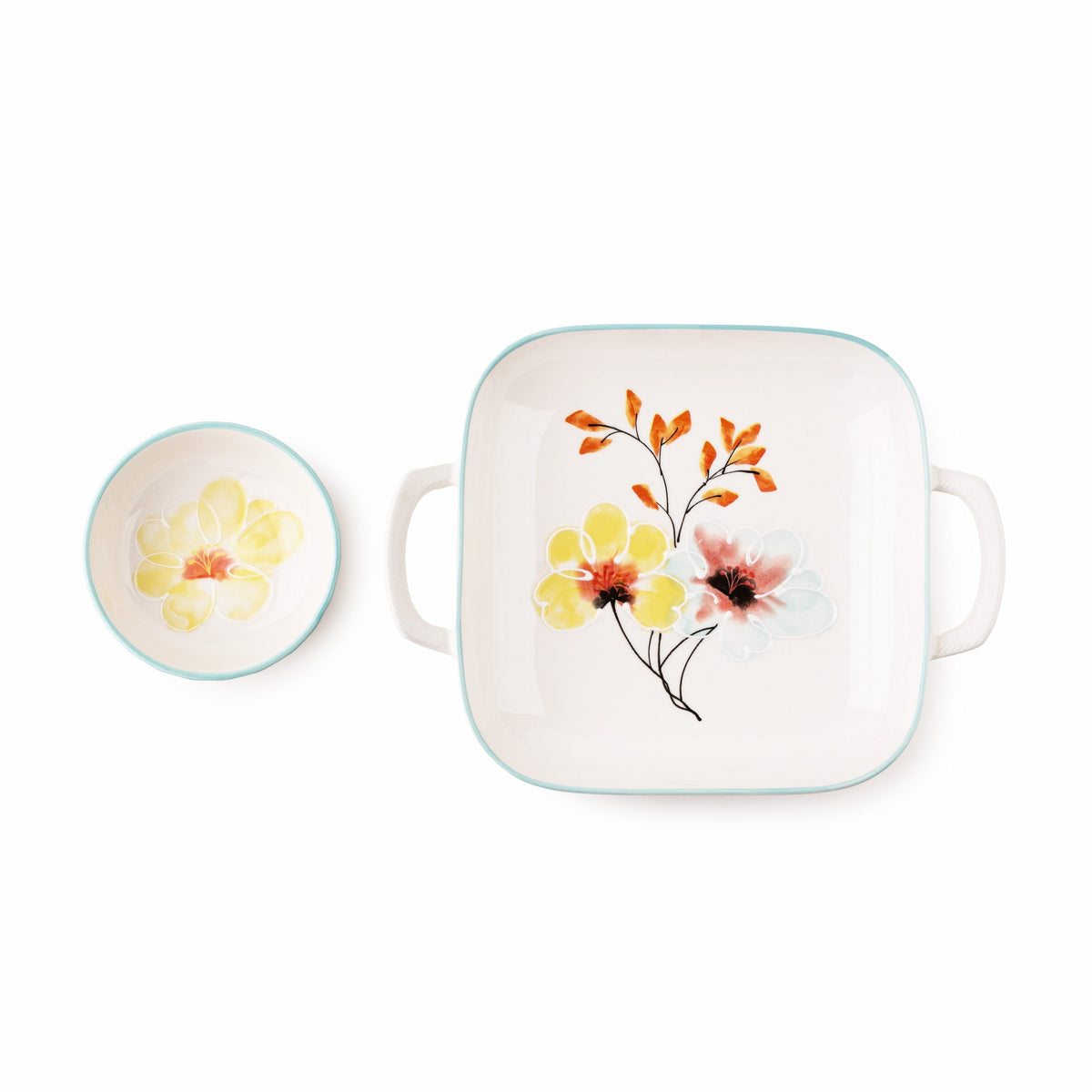 TAKISSO Porcelain Platter Set of 4
