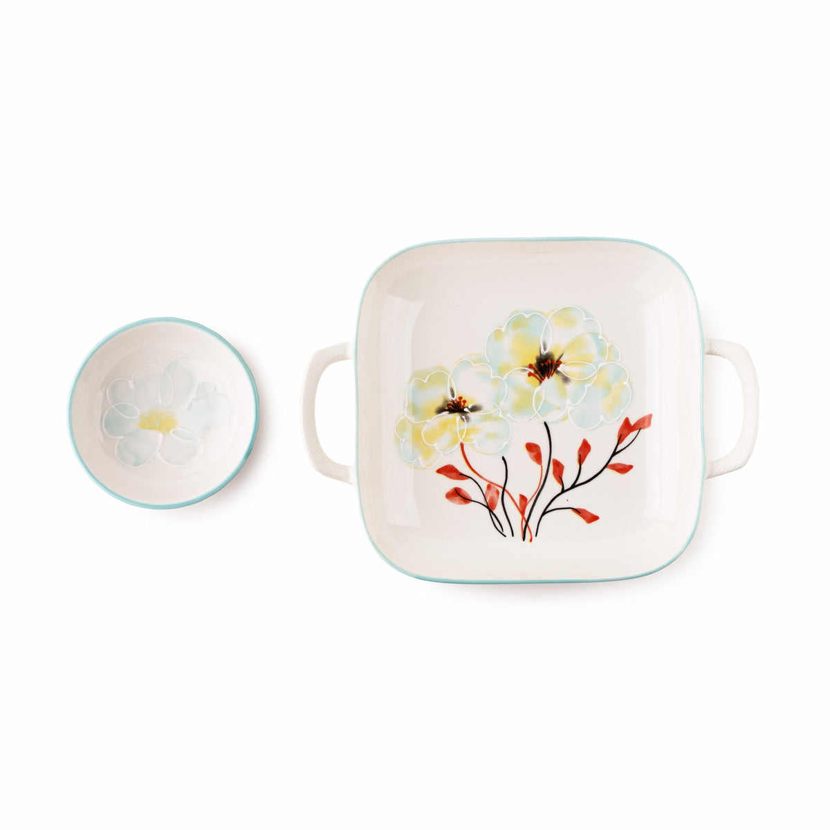 TAKISSO Porcelain Platter Set of 4