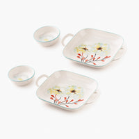 TAKISSO Porcelain Platter Set of 4