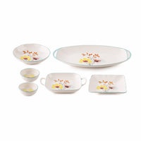 TAKISSO Porcelain Platter Set of 6